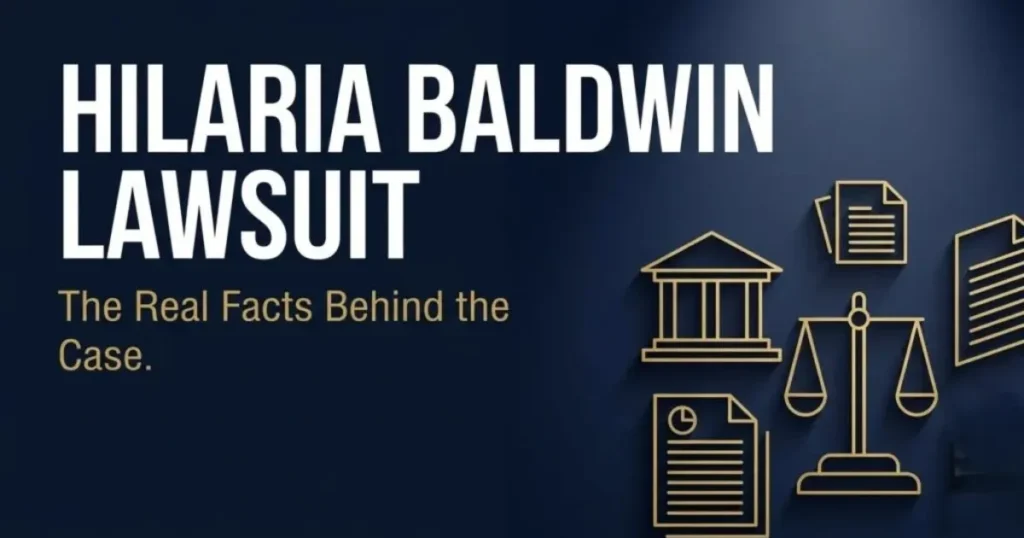 Editorial banner with 23xi frm charter battle lawsuit text, legal symbols, and NASCAR-style racing graphics in navy and gold