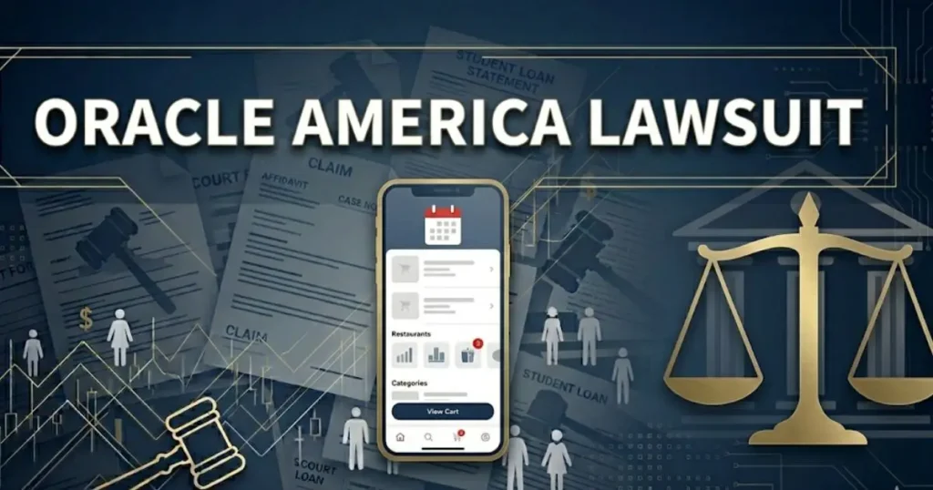Oracle America Lawsuit 2025 legal guide banner with courthouse and data privacy imagery INPUT MAIN KEYWORD {{oracle america lawsuit}} CLUSTER KEYWORDS {{paste cluster keywords, separated by