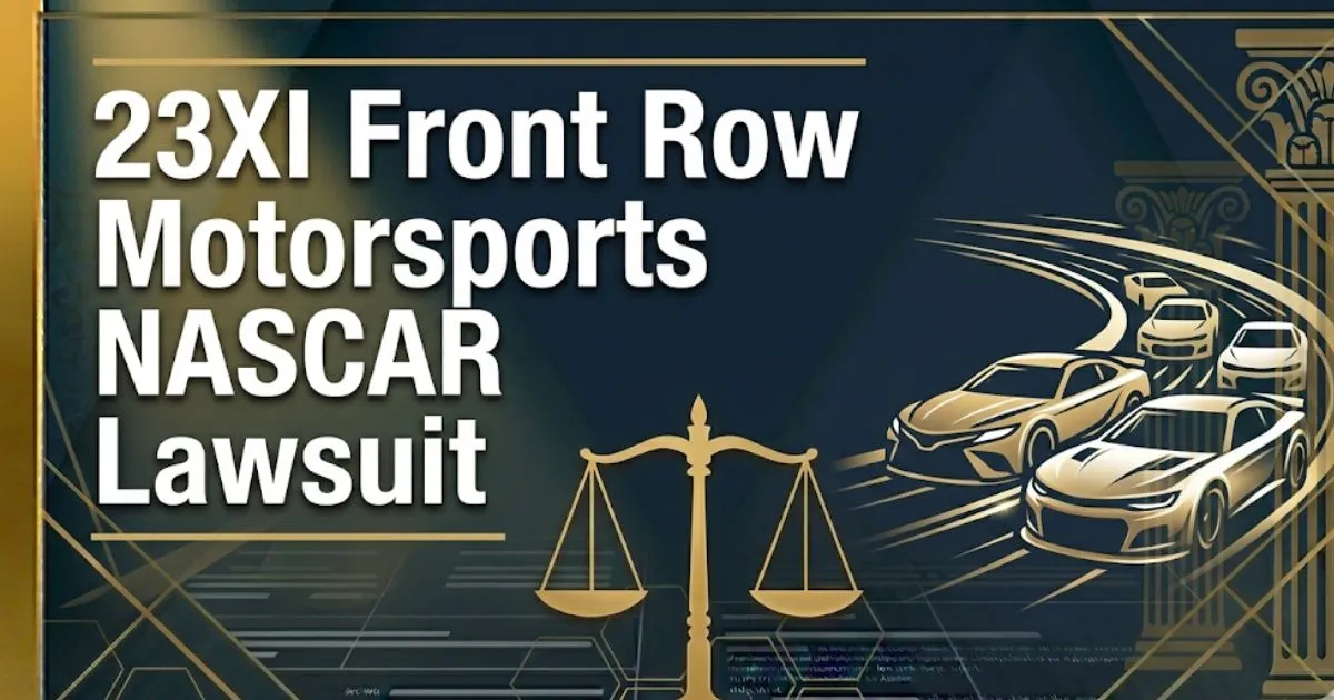 23XI Front Row Motorsports NASCAR lawsuit 2026 federal antitrust case explained banner