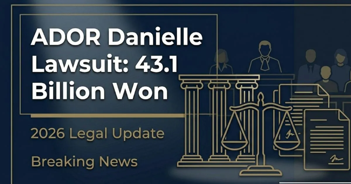 ADOR Danielle lawsuit 43.1 billion won case 2026 legal battle HYBE Min Hee-jin banner