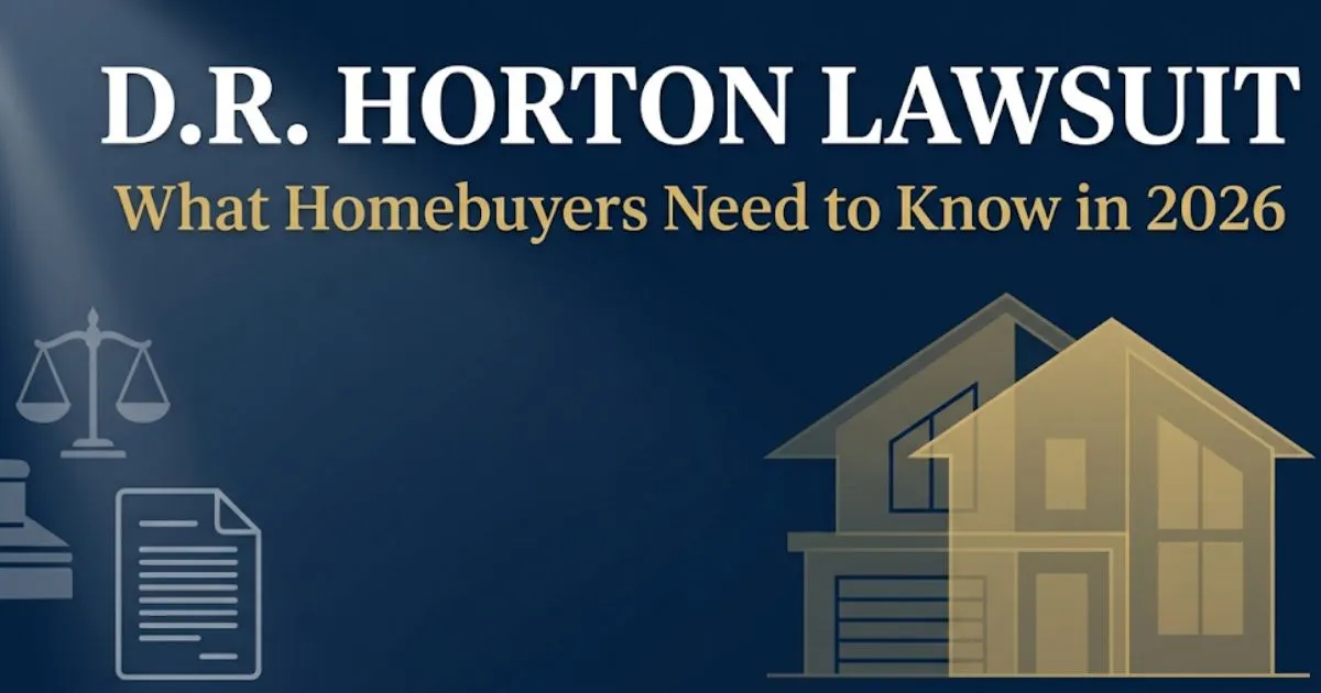 D.R. Horton lawsuit 2026 guide for homebuyers covering defects, settlements, and eligibility information