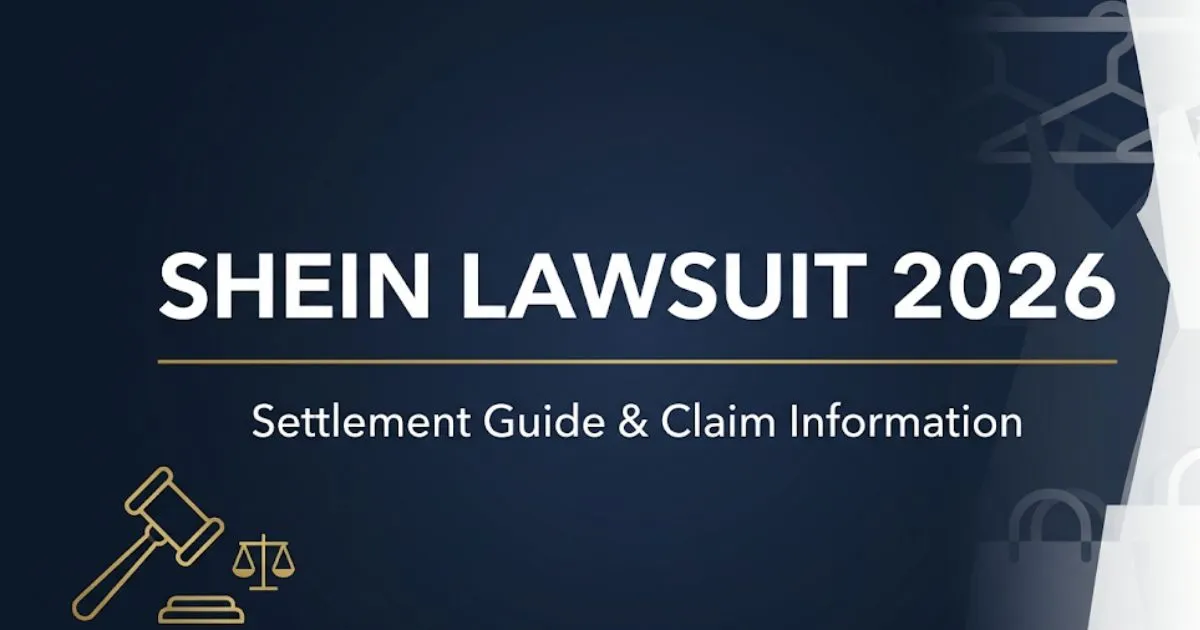 Shein lawsuit 2026 settlement claims guide with filing deadlines and compensation amounts for class action cases