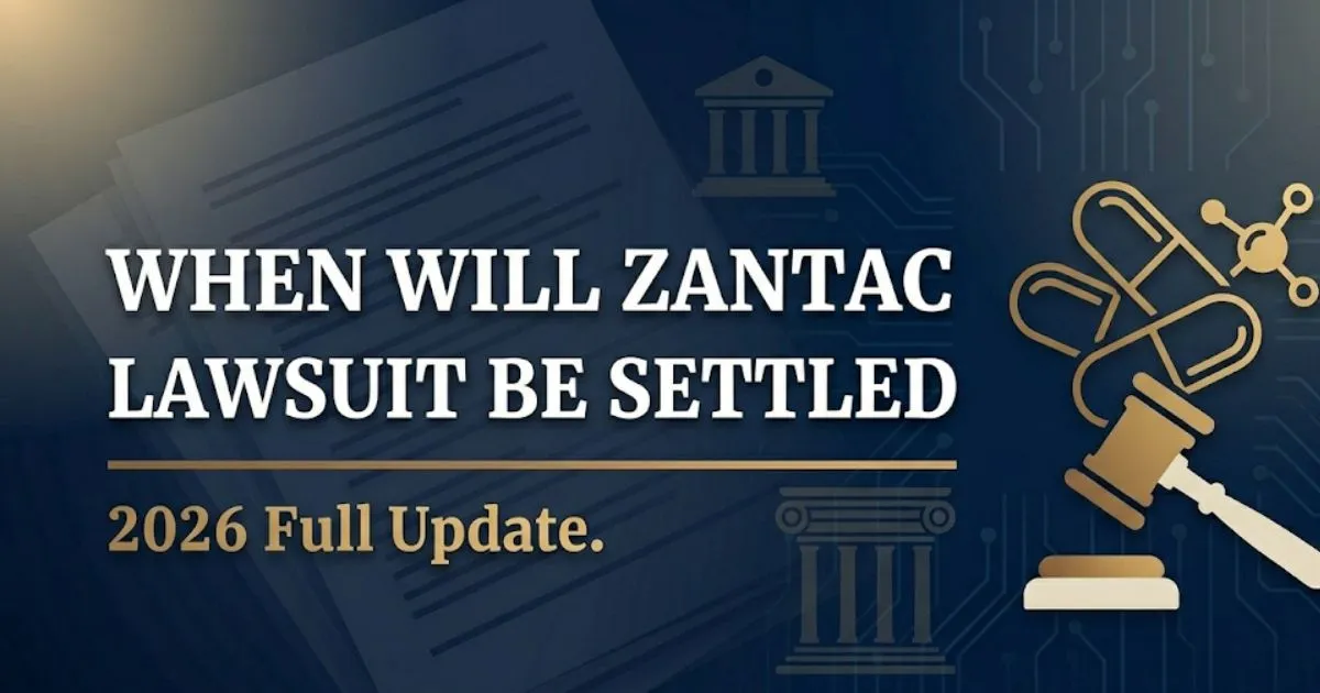 When will Zantac lawsuit be settled 2026 timeline, payouts, and settlement update banner