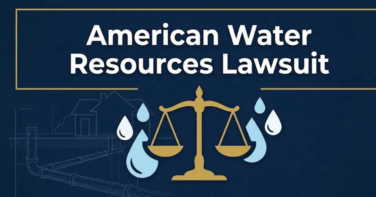 American Water Resources Lawsuit 2026 guide banner with legal scales and water imagery INPUT MAIN KEYWORD {{american water resources lawsuit}} CLUSTER KEYWORDS {{paste cluster keywords, sepa