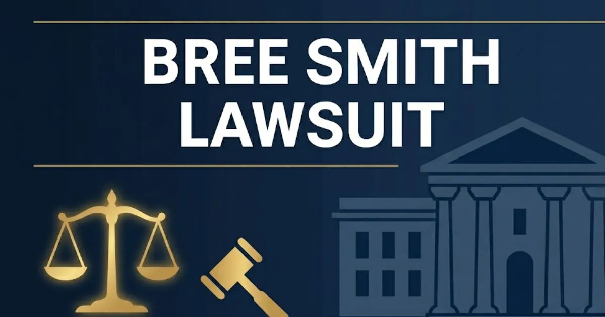Bree Smith lawsuit 2026 legal case overview banner with courthouse silhouette and gold legal icons INPUT MAIN KEYWORD {{bree smith lawsuit}} CLUSTER KEYWORDS {{paste cluster keywords, separa