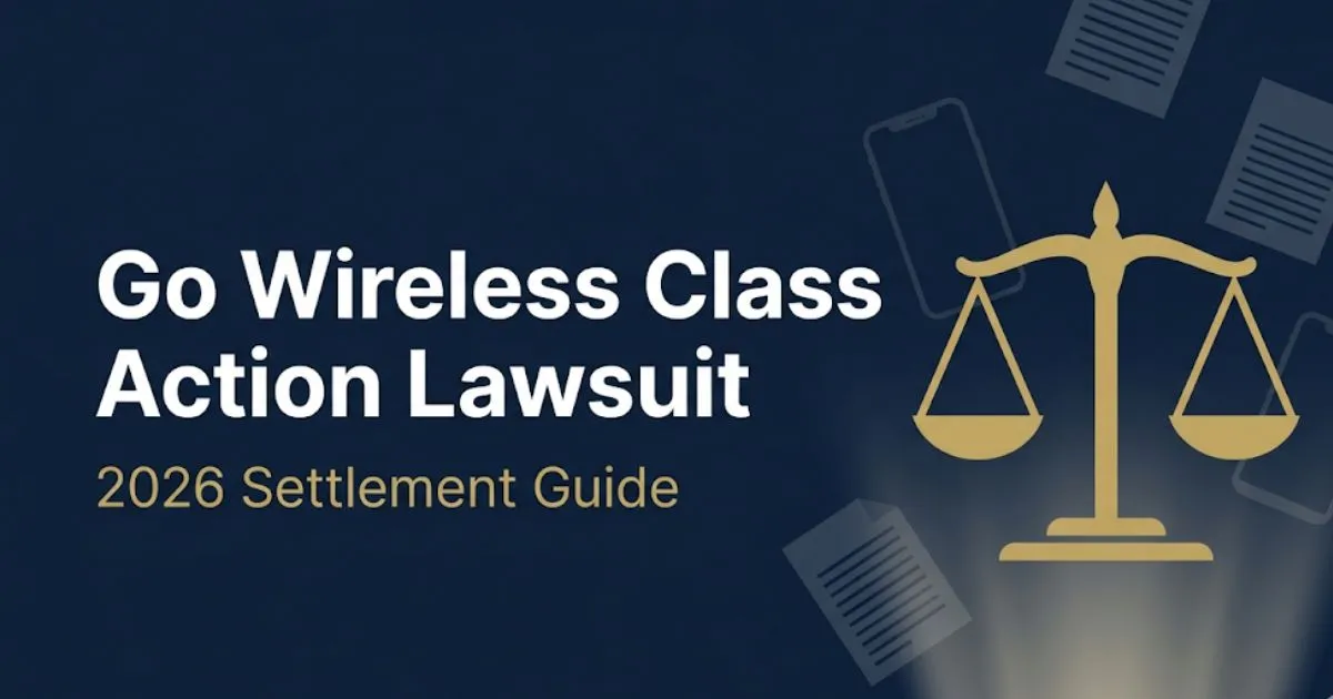 Business lawsuit lawyers guide 2026 with legal scales and gavel icons on dark navy background (1)