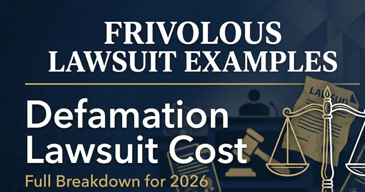 Defamation Lawsuit Cost: Full Breakdown for 2026