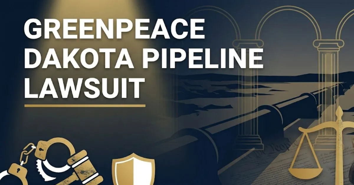 Greenpeace Dakota pipeline lawsuit 2026 full legal update showing $660 million verdict and appeal status