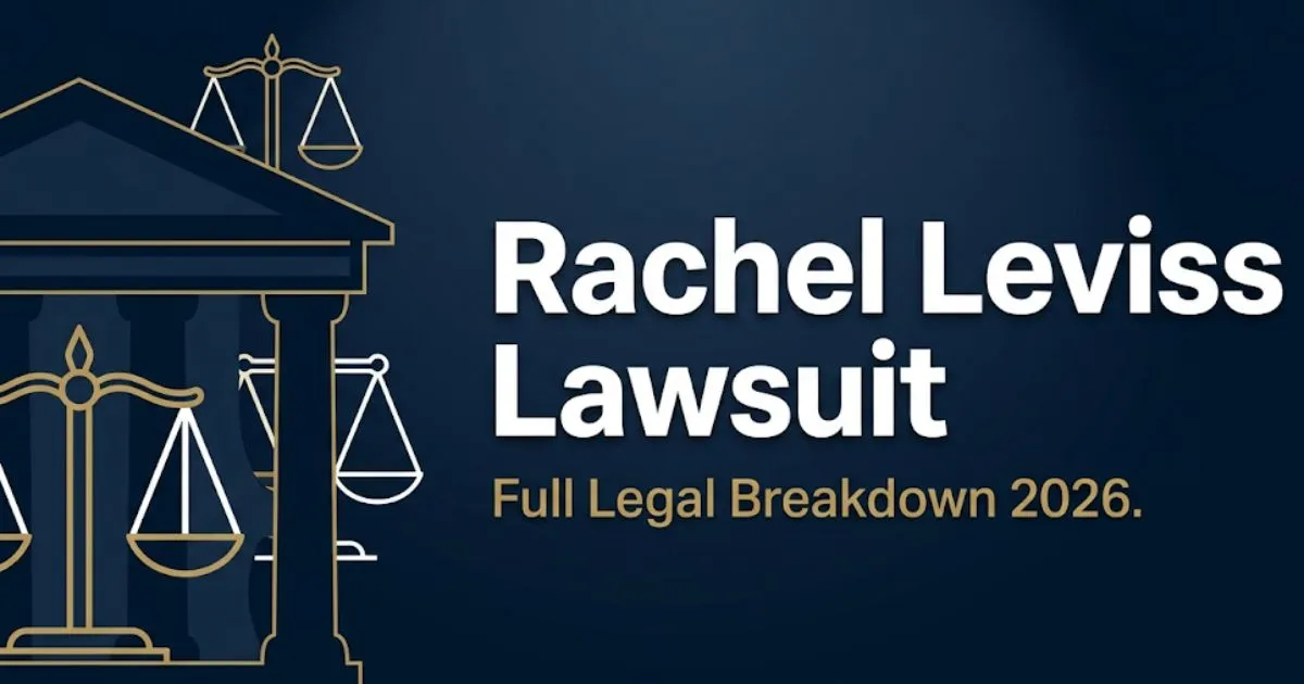 Rachel Leviss Lawsuit legal breakdown 2026 banner with courthouse silhouette and privacy law icons