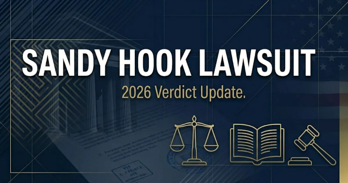 Sandy Hook lawsuit 2026 update showing verdict amounts, Alex Jones bankruptcy, and Sandy Hook settlement status
