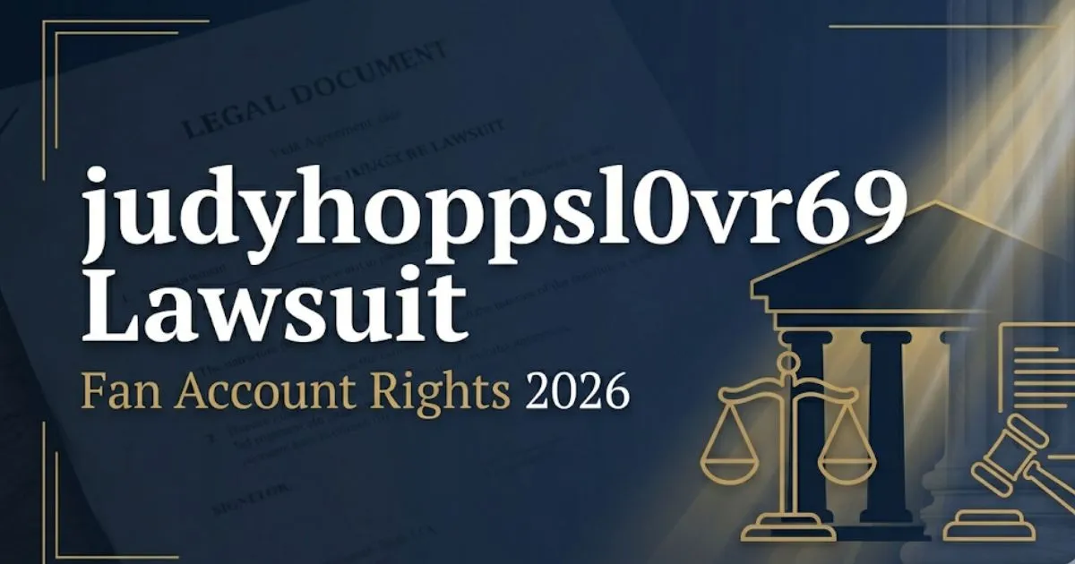 judyhoppsl0vr69 lawsuit fan account copyright rights 2026 legal banner with scales of justice