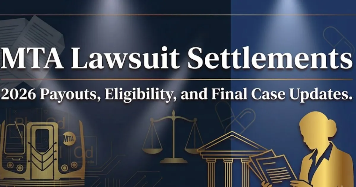 MTA lawsuit settlements 2026 guide with subway silhouette and legal symbols on navy background MAIN KEYWORD {{mta lawsuit settlements}} CLUSTER KEYWORDS {{paste cluster keywords, separated by