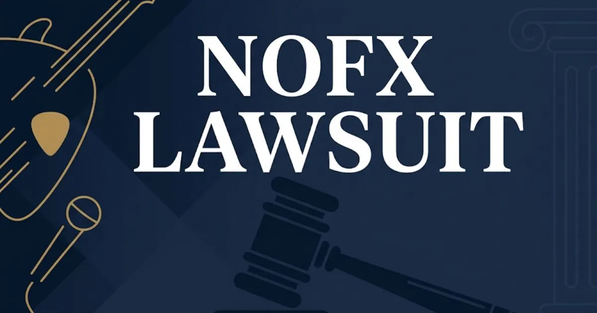 NOFX lawsuit 2026 legal blog banner with gavel and punk rock imagery MAIN KEYWORD {{nofx lawsuit}} CLUSTER KEYWORDS {{paste cluster keywords, separated by or one per line}} MAKE ARTICLE FO