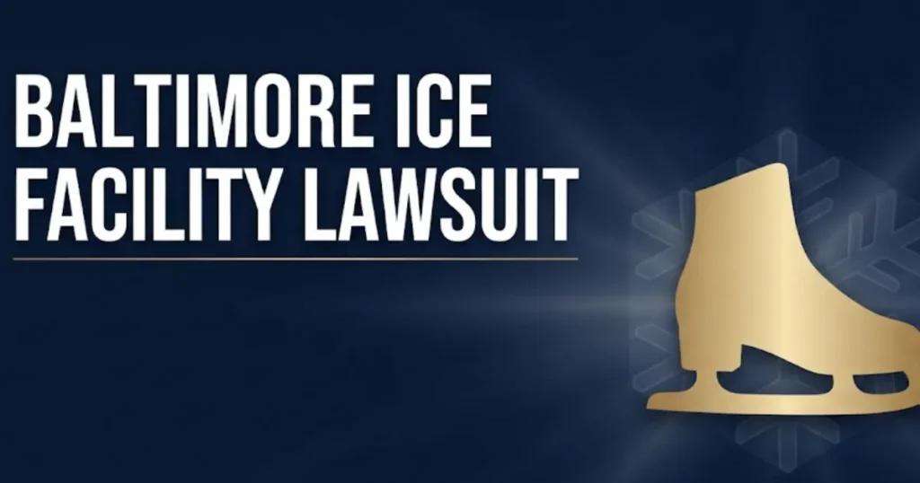 Baltimore ice facility lawsuit 2026 victim guide banner with legal information for injured rink patrons in Maryland