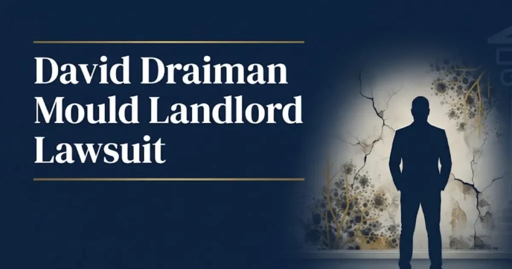 David Draiman mould landlord lawsuit 2026 legal guide banner showing tenant silhouette and mold-damaged wall
