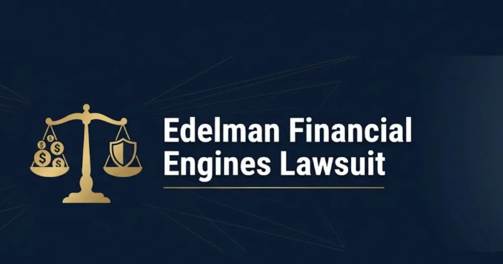 Edelman Financial Engines lawsuit 2026 guide hero banner with legal scale icon