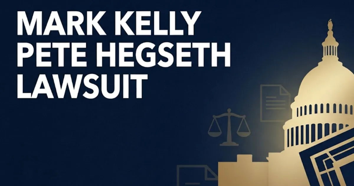 Mark Kelly Pete Hegseth lawsuit 2026 explained with Pentagon legal accountability timeline and Senate oversight breakdown