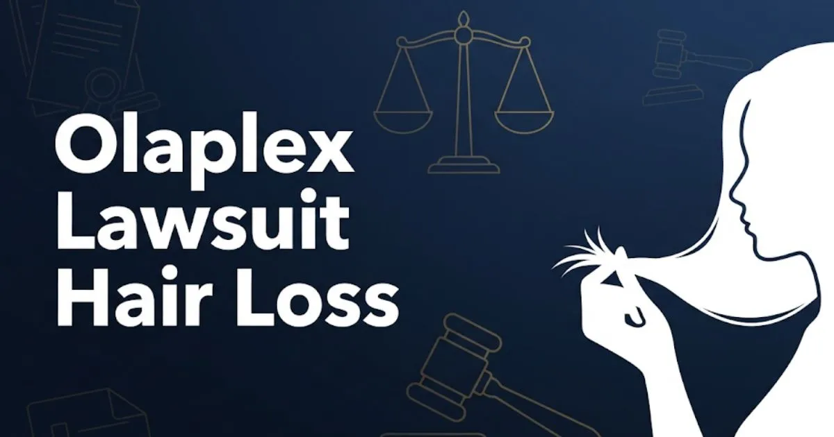 Olaplex lawsuit hair loss 2026 legal guide hero banner with legal symbols