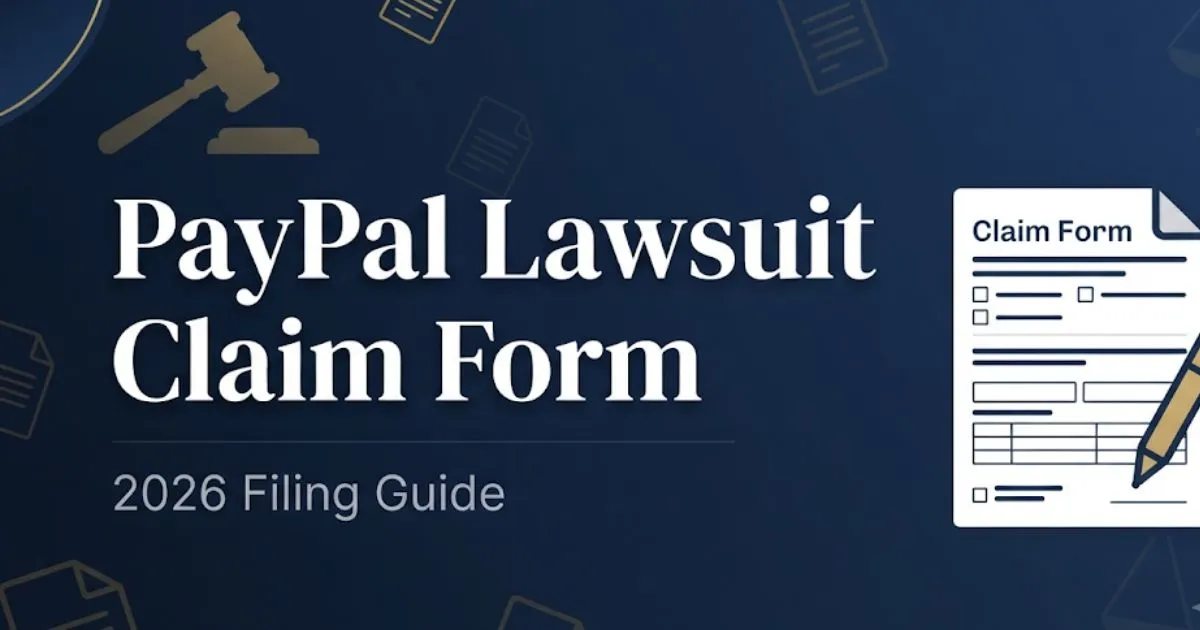 PayPal Lawsuit Claim Form 2026: How to File and Get Paid