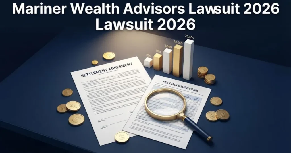 Mariner Wealth Advisors Lawsuit 2026 settlement documents and recovery chart graphic