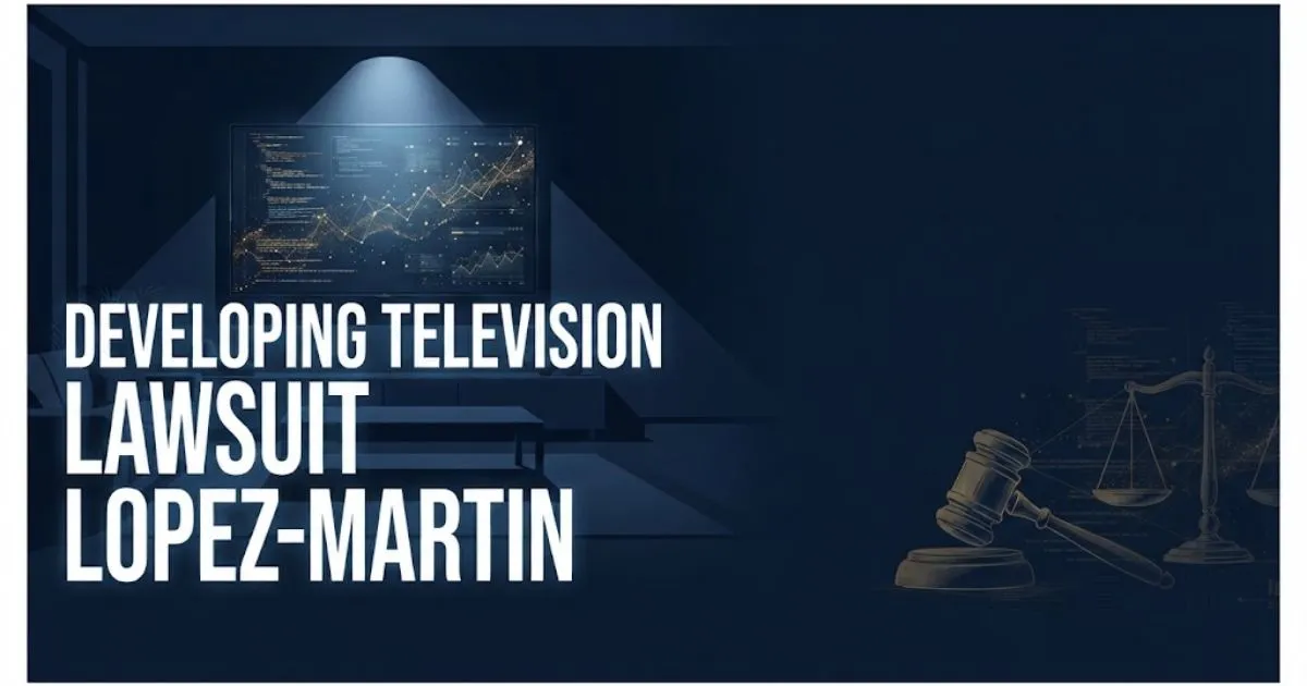 developing television lawsuit lopez-martin hero banner with smart TV data privacy legal theme