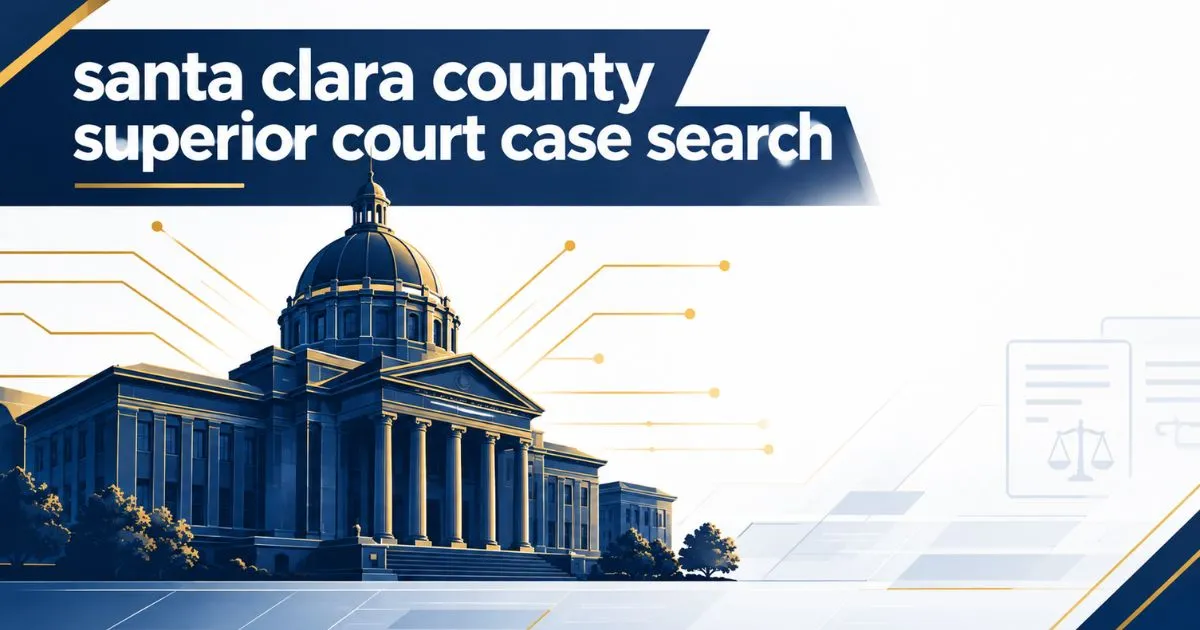 santa clara county superior court case search hero banner with courthouse silhouette and gold accents